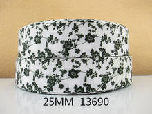 Лента kerryribbon 10Y13690, 5 ярдов в рулоне, 1 дюйм, grosgrain печатный рисунок лента полиэфир, головной убор «сделай сам», аксессуары для одежды, лента 2024 - купить недорого