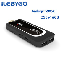 ILebygo TV Dongle Android 7.1 caixa de TV 2G S905X 16G Amlogic Quad Core 2.4G 5G Wi-fi mini PC BT 4.0 K HD Smart TV da Vara H96 4 Pro H3 2024 - compre barato