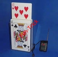 Free Shipping Electronic Jumbo Card Rise - Magic Trick , Close Up Magic 2024 - buy cheap