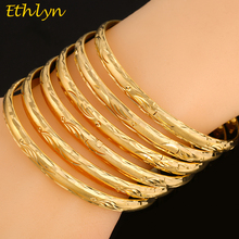 Ethlyn 6 шт./лот открытые бриллиантовые медные амулетные браслеты для женщин, ювелирные изделия, свадебные браслеты B048 2024 - купить недорого