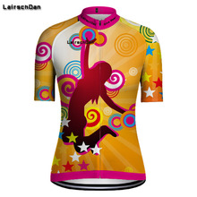 SPTGRVO LairschDan Women 2019 High Quality Colorfu Summer Breathable Cyclisme Jersey Top Cycling MTB Mountain Bike Bicycle Shirt 2024 - buy cheap