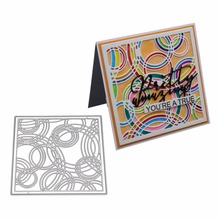 Molde de corte de metal de fundo, estêncil diy, álbum de scrapbooking, carimbo, cartão de papel, relevo, artesanato, decoração -- s01 2024 - compre barato