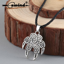Cxwind-Colgante Vintage de Veles, símbolo de Dios, nudo, oso, pata, collar, Talismán, amuleto Vikingo, joyería 2024 - compra barato