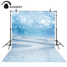 Allenjoy fotografia fundo neve inverno wihte brilhante bokeh foto pano de fundo vinil foto pano de fundo fotografia vinil 2024 - compre barato