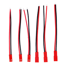 1000pairs/lot 100mm 10cm JST connector plug Wire 2 Pin Connector for RC ESC lipo battery 20% off 2024 - buy cheap