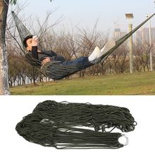 1pc Of Portable Mesh Hammock Nylon Swing Hang Net Sleeping Bed Hamaca For Outdoor Travel Camping Garden Hamak 2024 - buy cheap