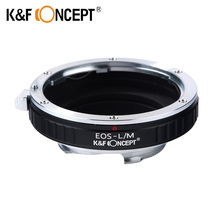 K & f concept-adaptador para câmera, anel adaptador para canon eos ef, lente para leica m, frete grátis 2024 - compre barato