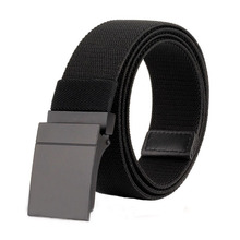 Good quality Canvas luxury fashion nylon elastic belts for men Knitted Army Tactics design male strap ceinture homme  3 2024 - buy cheap