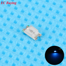 Bombilla LED azul con Chip SMD, lámpara de montaje en superficie SMT, diodo emisor de luz ultrabrillante, 100 Uds., 0805(2012) 2024 - compra barato