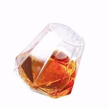 Meet Jo Transparent Glass Irregular Shaped Jars Cup Tumbler for Homes Decoration Empty Container 1pc 2024 - buy cheap