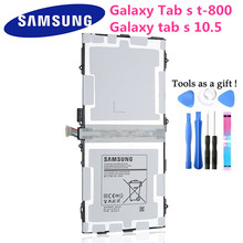 SAMSUNG оригинальный запасной EB-BT800FBE батареи для Samsung T800 T801 T805 GALAXY Tab S 10,5 SM-T805C T807 7900mAh 2024 - купить недорого