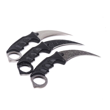 Fixed Blade Knives Counter Strike Claw Karambit Knife CS GO Stainless Steel Pocket Survival Knife Camping EDC Tools 2024 - buy cheap