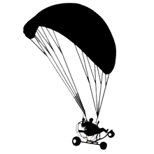 Pegatina de vinilo para parapente de paracaídas, parachoques para ventana de coche, JDM Drift, 9,9 CM x 15,7 CM, novedad 2024 - compra barato