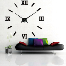 2015 novo Design de Moda 3D Grande Relógio de Parede Relógio de Decoração Para Casa Diy 2024 - compre barato