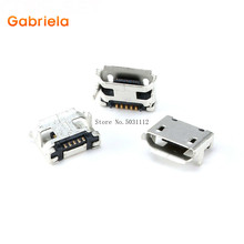 20PCS Micro USB 5P,5-pin Micro USB Jack,5Pins Micro USB Connector, Pitch 7.2mm Female SMD DIP Connector 2024 - buy cheap