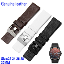 Correa Universal de cuero para reloj diésel, correa para DZ7313/22/7257, DZWatchband Straps22 24 26 28 30 2024 - compra barato