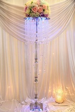 6 шт 120 см высокий акриловый кристалл свадебный центральный предмет/свадебные столбы для свадебного украшения/акриловый хрустальный подсвечник 2024 - купить недорого
