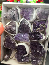 680-700g natural quartz crystal beautiful purple crystal cluster specimen wedding decoration 2024 - buy cheap