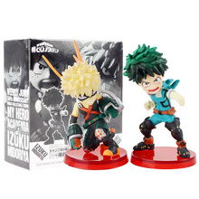 2pcs/lot My Hero Academia Action Figures Midoriya Izuku Bakugo Katsuki Anime Model Toys 2024 - buy cheap