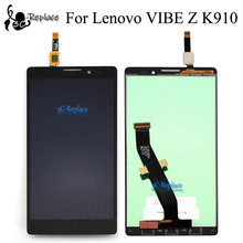 100% Tested Black High Quality 5.5 inch For Lenovo VIBE Z K910 LCD Display + Touch Screen Digitizer Assembly Replacement 2024 - buy cheap