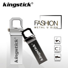 Kingstick-pen drive usb de metal, memória flash, 8gb, 16gb, 32gb, 64gb e 128gb, 64gb 2024 - compre barato