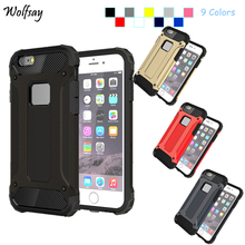 Wolfsay For Cover Case iPhone 6 Plus Cases Silicone Hard Back Armor Phone Cover For iPhone 6S Plus Case For Apple iPhone 6 Plus 2024 - buy cheap