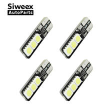 4X T10 194 168 W5W Car LED Bulbs 6 SMD 5050 Side Wedge Light Instrument Panel Lamp Canbus Error Free White Warm White DC 12V 2024 - buy cheap
