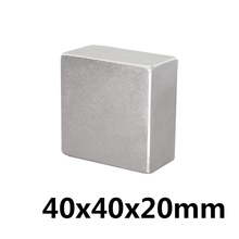 1pcs Super Strong Small 40*40*20mm Neodymium Magnets Rare Earth Powerful Magnet 40 x 40 x 20 mm N35 2024 - buy cheap