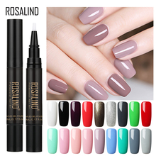 ROSALIND 5ml Nail Polish Pen Need Cured by UV LED Lamp Soak-Off White Color for nal art Gel Lacquer 2024 - buy cheap