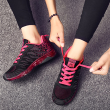 Кроссовки женские сетчатые, Уличная обувь, на воздушной подушке, спортивная обувь для бега 2024 - купить недорого