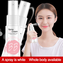 New Portable lazy Facial Whitening Moisturizing Spray BB cream Liquid Foundation Makeup cosmetic Leg Arm Whiten Spray TSLM2 2024 - buy cheap