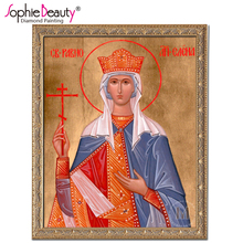 Sophie Beauty Diy Алмазная картина вышивка крестиком рукоделие вышивка узор пэчворк религия девственница Мозаика Искусство 2024 - купить недорого