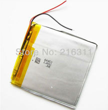 407080  3.7V 2600mAh Lithium Polymer Battery For Mp3 GPS NAV  free shipping 2024 - купить недорого
