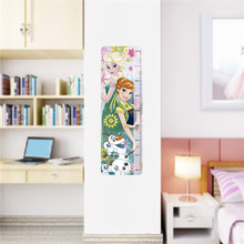 Grow With Olaf Anna Elsa Wall Sticker For Kids Room Home Decoration Anime Movie Frozen Mural Art Height Measure Ruler Wall Decal 2024 - buy cheap