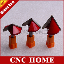 2pcs 8mm Shank 3D V Wood Router Bits High Quality  CNC Carving Engraving Bit Chamfer End Mill 2024 - buy cheap