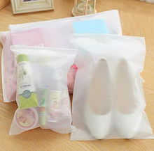 HUANILAI Scrub Transparent Cosmetic Bag Travel Makeup Case Women Zipper Make Up Bath Bags 2024 - buy cheap