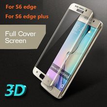 3D Curved Tempered Glass For Samsung Galaxy S6 edge Full Screen Cover Explosion-proof Screen Protector Film For S6 edge plus 2024 - buy cheap