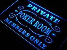 s144 Private Poker Room Member Room LED Neon Light Sign On/Off Switch 20+ Colors 5 Sizes 2024 - buy cheap