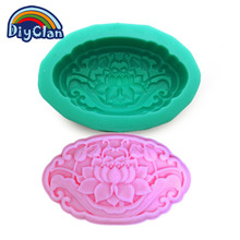 Lotus Silicone Molds For Soap Cake Aroma Making Handmade Soap Chocolate Candle Molds Plaster Concrete Crafts Tools S0085HM 2024 - buy cheap