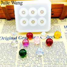 Julie Wang 1 Set 12/16mm Transparent Silicone Spherical Molds DIY Epoxy Ball Beads Casting Mould Round Bead Jewelry Making Tool 2024 - buy cheap