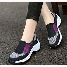 Explosion Models Fashion Sports Shoes Women's Shoes New 2019 New Women's Flat Shoes Women's Platform Sports Shoes Espadrilles 2024 - buy cheap