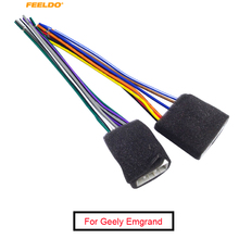 FEELDO 1Pair Car Radio Audio Wire Harness Aapter Plug for Geely Emgrand CD/DVD Stereo Speaker Cable #AM2958 2024 - buy cheap