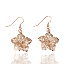 2017 Rose Gold-Color Starfish Stud Earrings For Women Piercing Pendientes Long Earrings Vintage Earings Fashion Jewelry E058 2024 - buy cheap