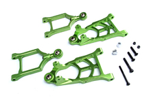 1/5 rc car  Baja CNC front alloy arm set for hpi baja 5b parts km rovan 2024 - buy cheap
