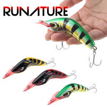 Runature Shrimp Minnow Fishing Lure Baits Floating Bait Artificial Lure 80mm 17g 3 Colors Fishing Tackle Minnow Bait Hard Lures 2024 - buy cheap