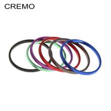 Cremo Simple Gear Rings 2mm Wedding Bands Ring Rianbow/Blue/Green/Black Party Gift For Women Girls Fashion Jewelry Size 6-10 2024 - buy cheap