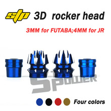 Original STP Star Power Antislip Stick Head 3D Colorful Control Rocker 3mm For FUTABA Frsky X9DSE X12S 4mm For JR Accessories 2024 - buy cheap