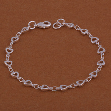 H363 Frete grátis prata banhado a pulseira, moda jóias de prata banhado/aiyajafa bviakmpa 2024 - compre barato