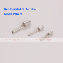 PTN2-9 Non-Insulated Pin Terminal needle naked terminal / cold terminals for 1.5-2.5mm2 cable 1000pcs/bag wire connector 2024 - buy cheap