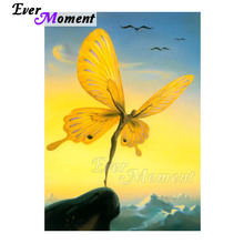 Ever Moment Diamond Painting Man Butterfly 5D DIY Mosaic Full Square Drill Picture Of Rhinestone Diamond Embroidery ASF1590 2024 - buy cheap